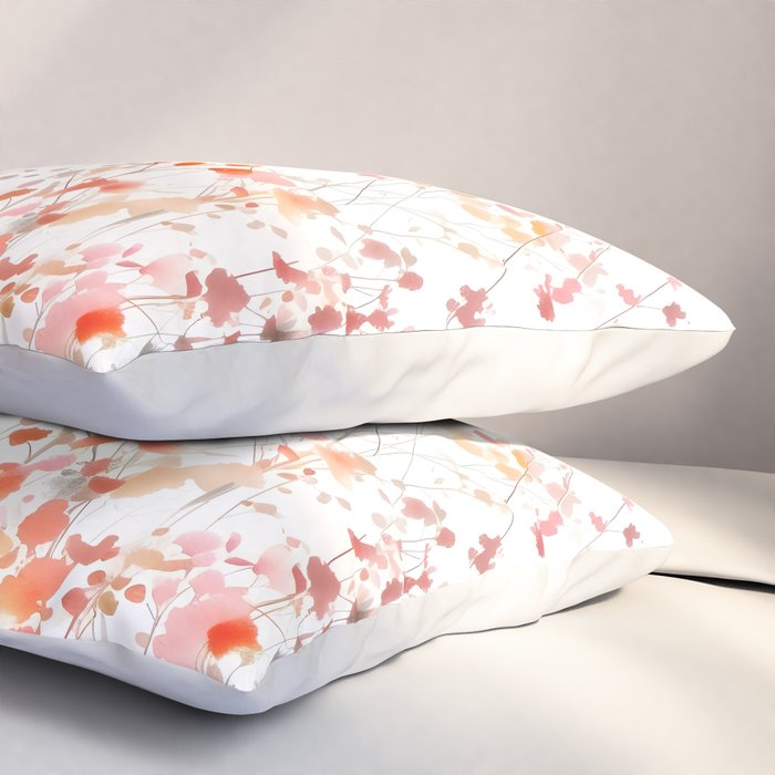 Natureâs Floral Meadowscape Pillow Sham Gallery Image 3