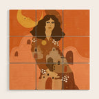 Night in Safari Wood Wall Art Gallery Image 1