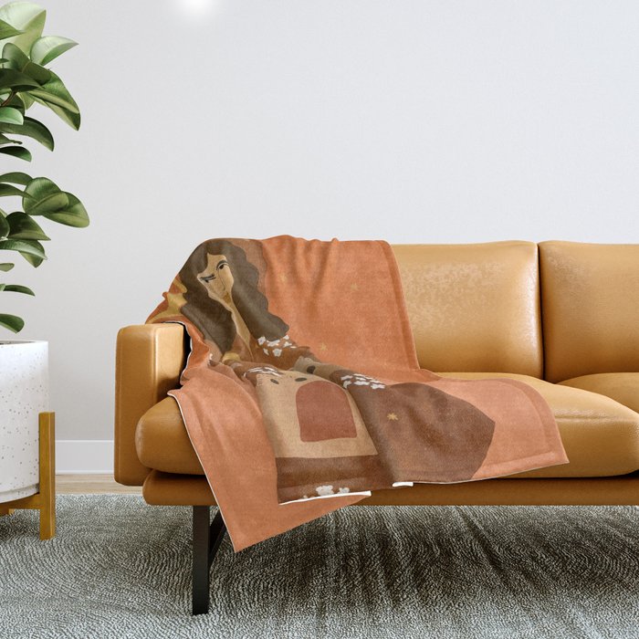 Night in Safari Throw Blanket Gallery Image 1