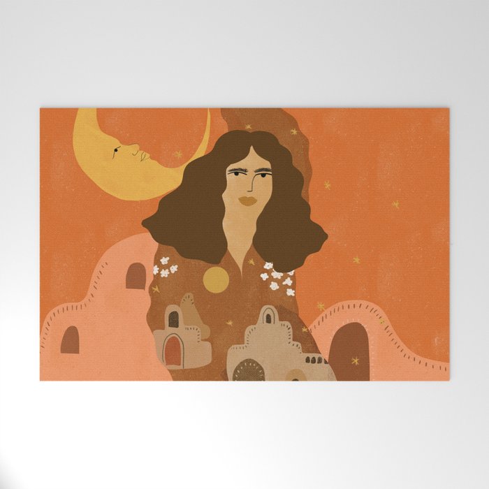Night in Safari Welcome Mat Gallery Image 1