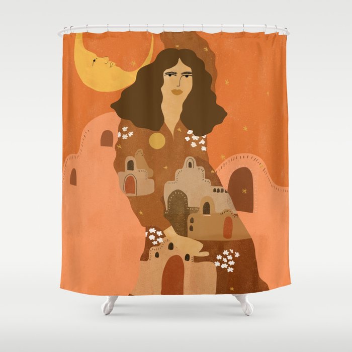 Night in Safari Shower Curtain Gallery Image 1