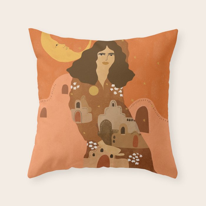 Night in Safari Throw Pillow Gallery Image 6