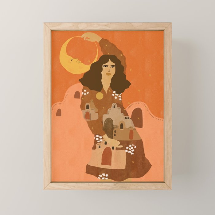 Night in Safari Mini Art Print Gallery Image 1