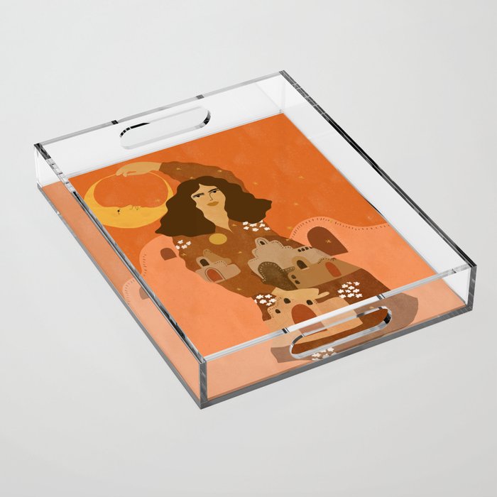 Night in Safari Acrylic Tray Gallery Image 1