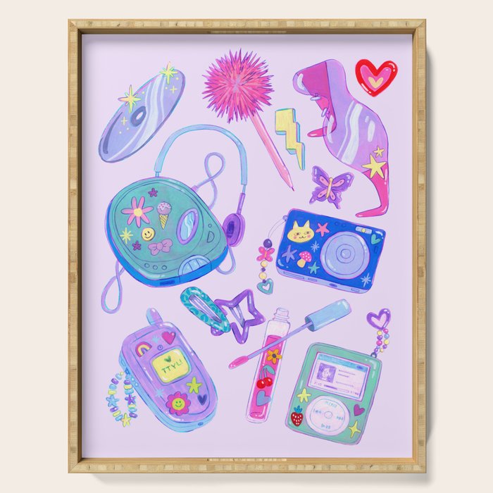 Y2K Vibes Serving Tray Gallery Image 1