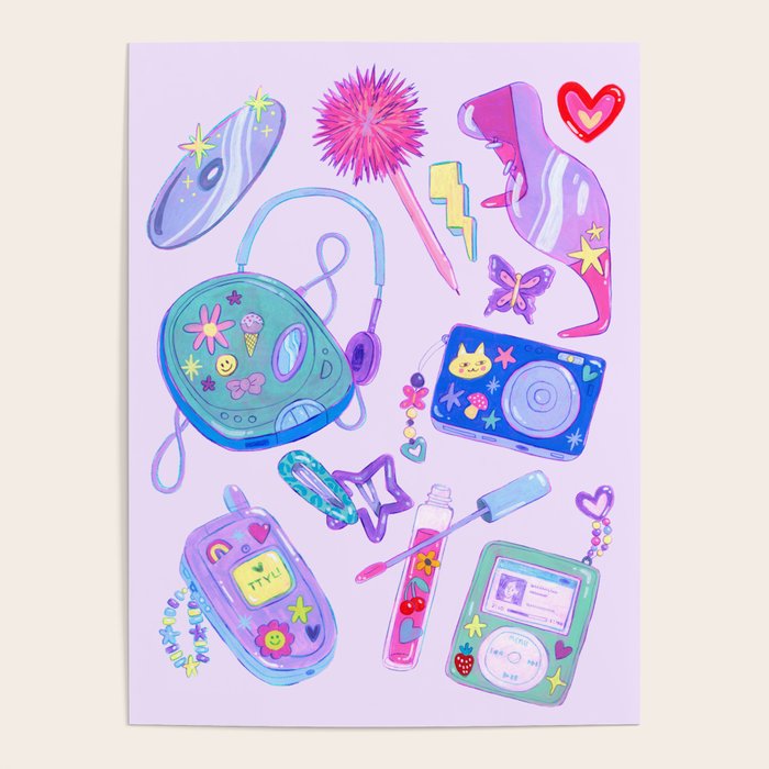 Y2K Vibes Poster Gallery Image 1