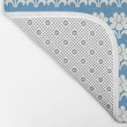 Charming Nostalgia Vintage Floral Design Bath Mat Gallery Image 2