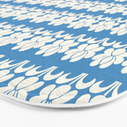 Charming Nostalgia Vintage Floral Design Bath Mat Gallery Image 3