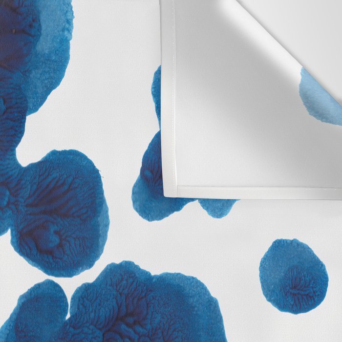 Inkblot Bunny Blue Inkblot Rorschach Test Wall Tapestry Gallery Image 3