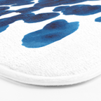 Inkblot Bunny Blue Inkblot Rorschach Test Bath Mat Gallery Image 3