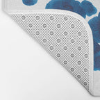 Inkblot Bunny Blue Inkblot Rorschach Test Bath Mat Gallery Image 2