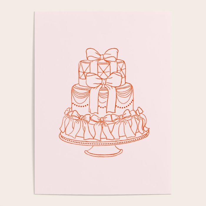 Preppy Bow Cake Poster Gallery Image 4