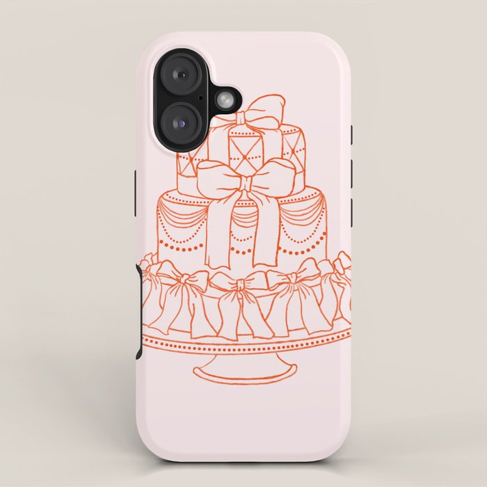 Preppy Bow Cake iPhone Case Gallery Image 1