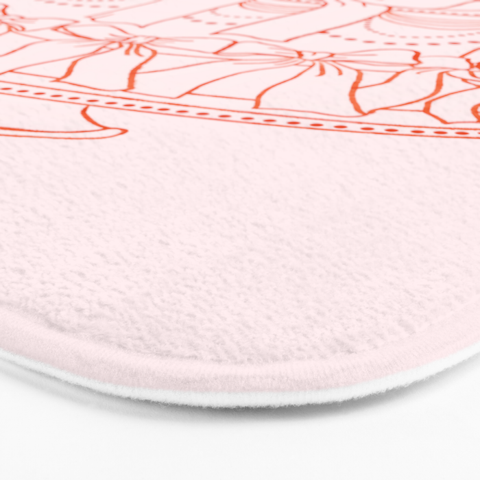 Preppy Bow Cake Bath Mat Gallery Image 3