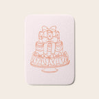 Preppy Bow Cake Bath Mat Gallery Image 1