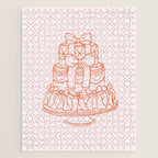 Preppy Bow Cake Jigsaw Puzzle Gallery Image 1