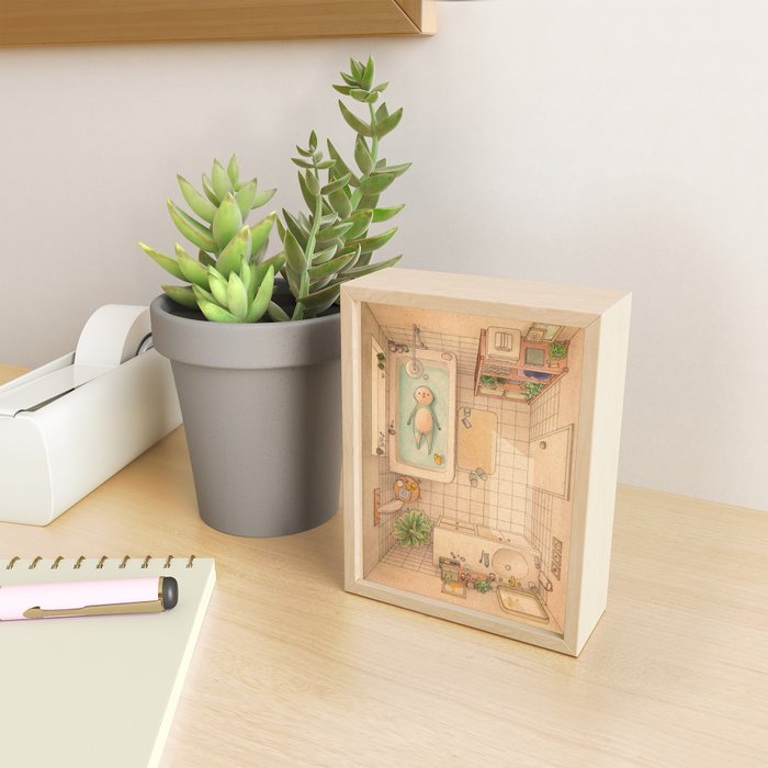 Another Bath Mini Art Print Gallery Image 2