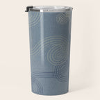 calming essentials loops muted blue Travel Mug Gallery Image 3