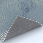 calming essentials loops muted blue Rug Gallery Image 4