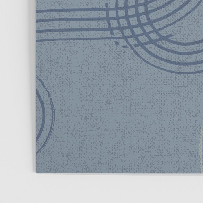 calming essentials loops muted blue Poster Gallery Image 3