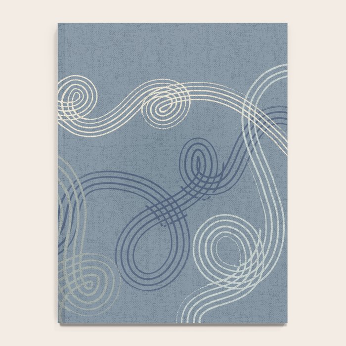 calming essentials loops muted blue Notebook Gallery Image 4