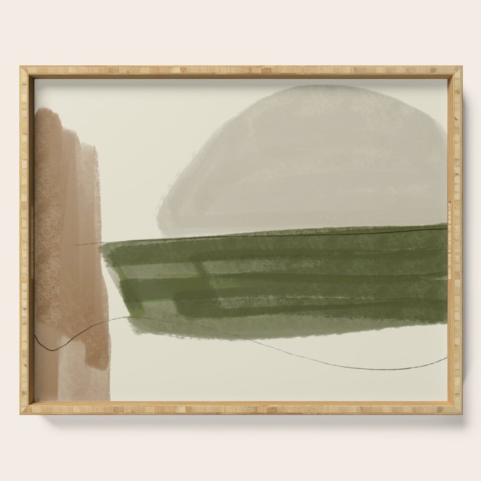Minimalist Abstract  Serving Tray Gallery Image 1