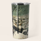The Hunters in the Snow, Pieter Bruegel the Elder Travel Mug Gallery Image 1