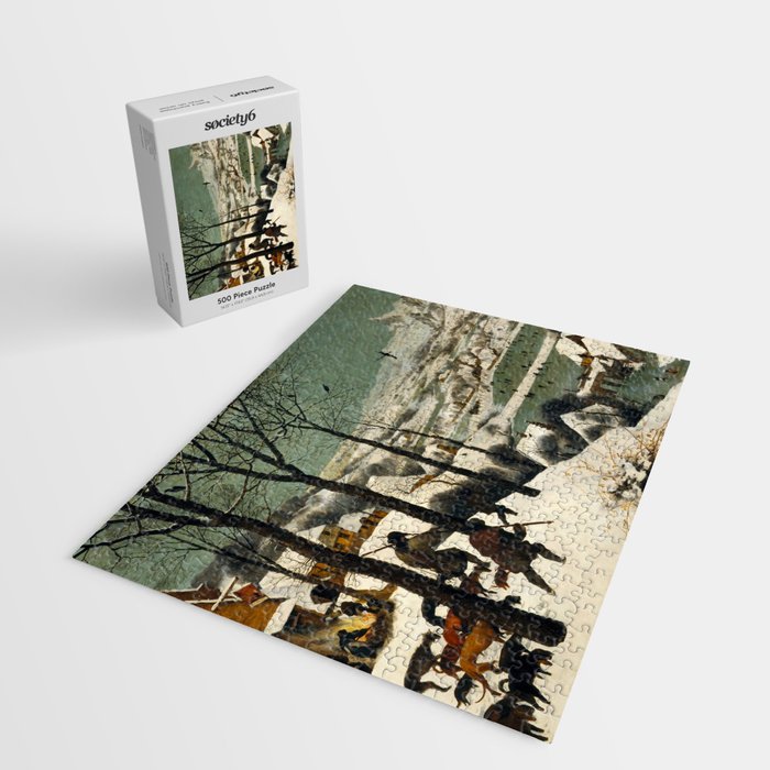 The Hunters in the Snow, Pieter Bruegel the Elder Jigsaw Puzzle Gallery Image 2