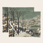 The Hunters in the Snow, Pieter Bruegel the Elder Placemat Gallery Image 1