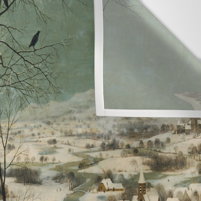 The Hunters in the Snow, Pieter Bruegel the Elder Wall Tapestry Gallery Image 3