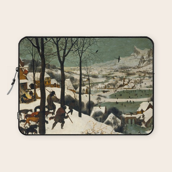 The Hunters in the Snow, Pieter Bruegel the Elder Laptop Sleeve Gallery Image 1