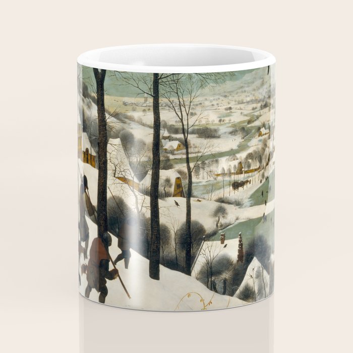 The Hunters in the Snow, Pieter Bruegel the Elder Coffee Mug Gallery Image 4