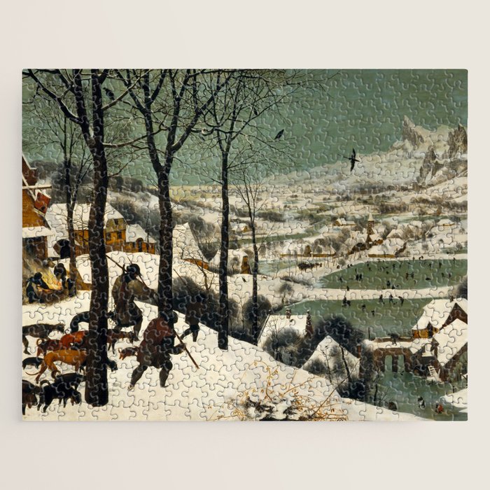The Hunters in the Snow, Pieter Bruegel the Elder Jigsaw Puzzle Gallery Image 1