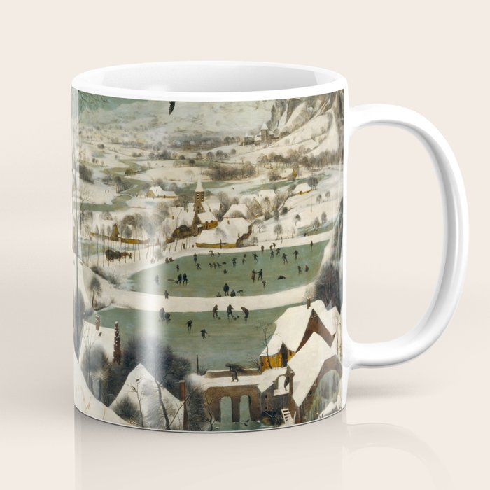 The Hunters in the Snow, Pieter Bruegel the Elder Coffee Mug Gallery Image 1