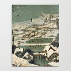 The Hunters in the Snow, Pieter Bruegel the Elder Notebook Gallery Image 4