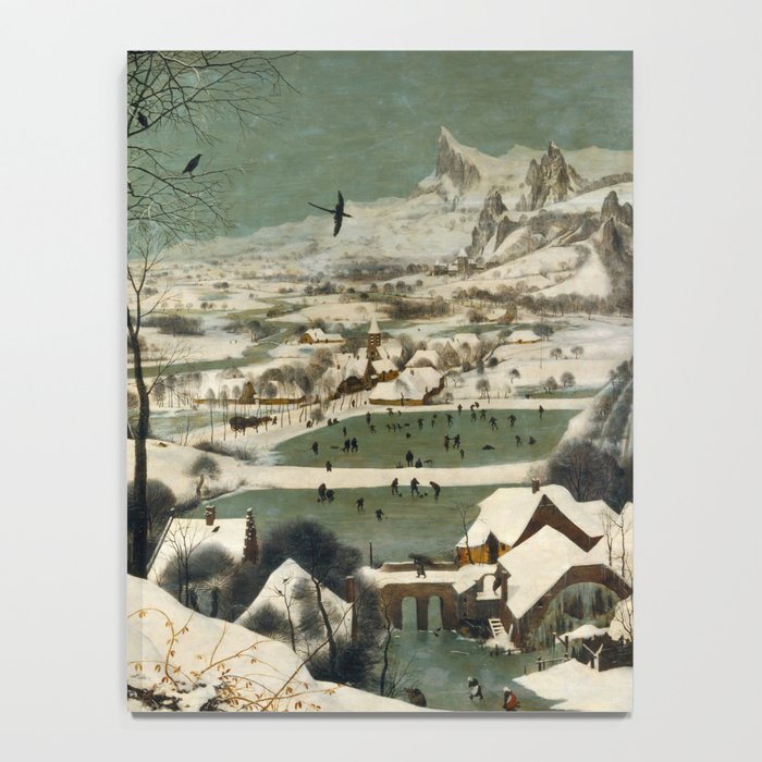 The Hunters in the Snow, Pieter Bruegel the Elder Notebook Gallery Image 4