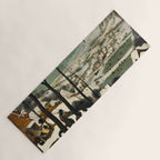 The Hunters in the Snow, Pieter Bruegel the Elder Yoga Mat Gallery Image 1