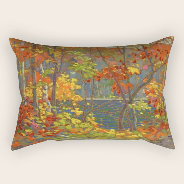 Tom Thomson The Pool 1915-1916 Canadian Landscape Artist Rectangular Pillow Gallery Image 2