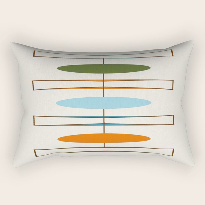 Mid-Century Modern Art 1.2 Rectangular Pillow Gallery Image 2