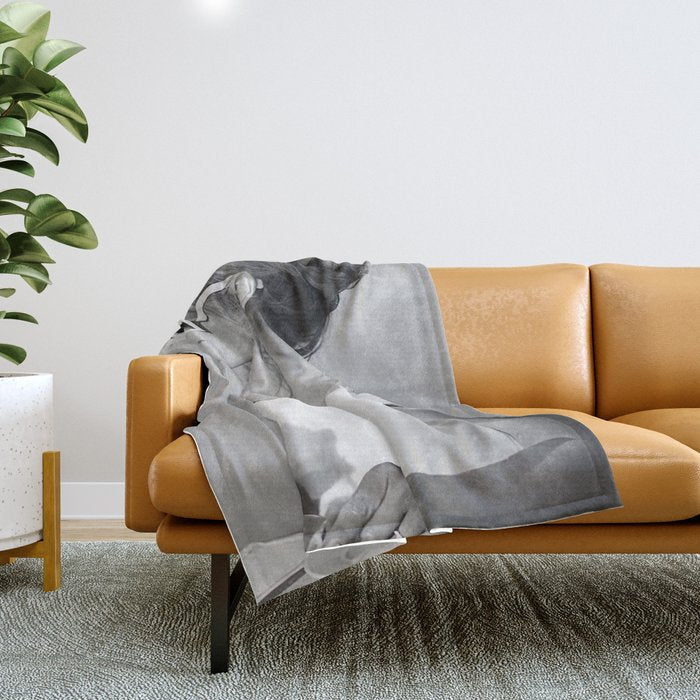 Brigitte Bardot in Sunglasses Retro Vintage Art Throw Blanket Gallery Image 1