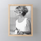 Brigitte Bardot in Sunglasses Retro Vintage Art Mini Art Print Gallery Image 1