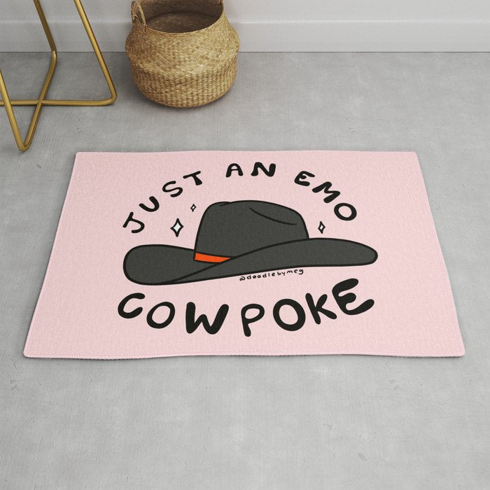 Just An Emo Cowpoke Rug Gallery Image 1