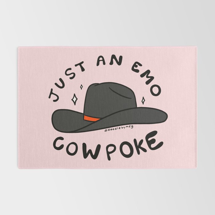 Just An Emo Cowpoke Rug Gallery Image 2
