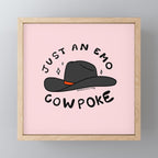 Just An Emo Cowpoke Mini Art Print Gallery Image 1