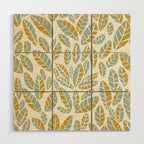 Wildlife Safari Laeves moss Wood Wall Art Gallery Image 1