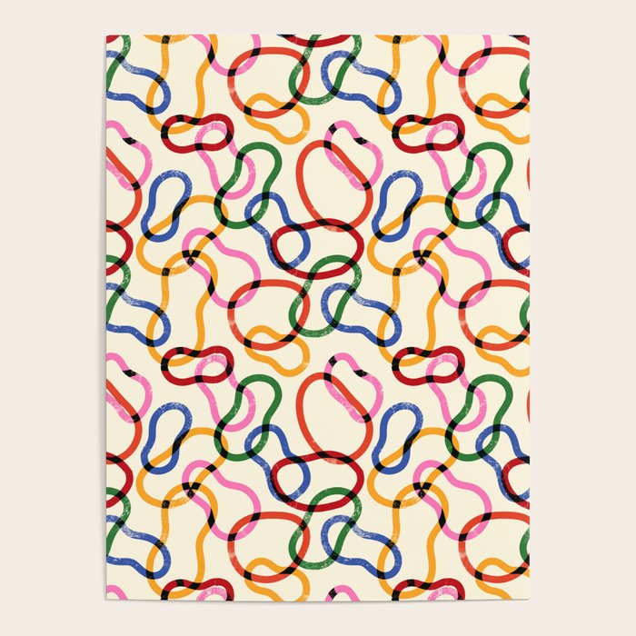 Abstract Loop Color Play Poster Gallery Image 1