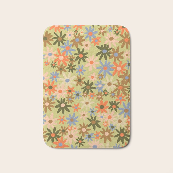 Floral fantasy #3 Bath Mat Gallery Image 1