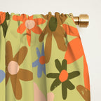 Floral fantasy #3 Window Curtain Gallery Image 2