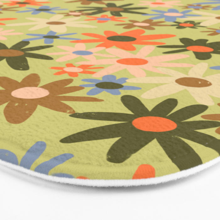 Floral fantasy #3 Bath Mat Gallery Image 3