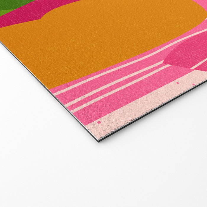 Pink Cactus Welcome Mat Gallery Image 2